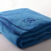 fleece-deken-yoga-pilates blauw